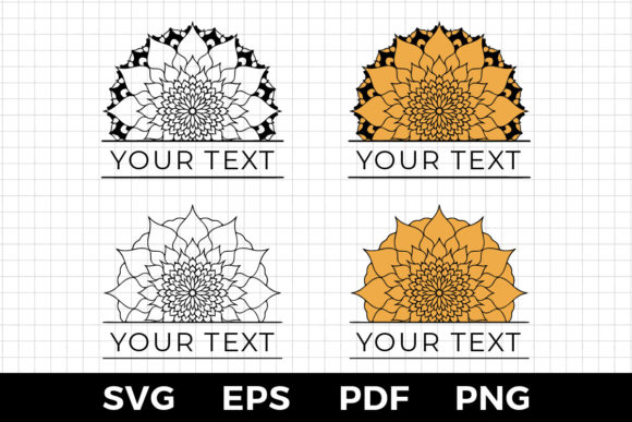 A Set of Floral Mandalas Monograms: Elevate Your Creative Projects