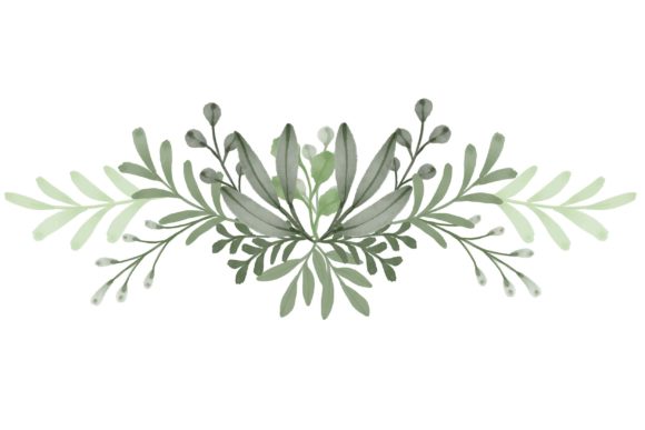 Arrangement of Green Floral Watercolor: A Versatile Artistic Tool for Creative Projects