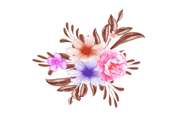 Discover the Beauty of Digital Clipart Floral Watercolor 19