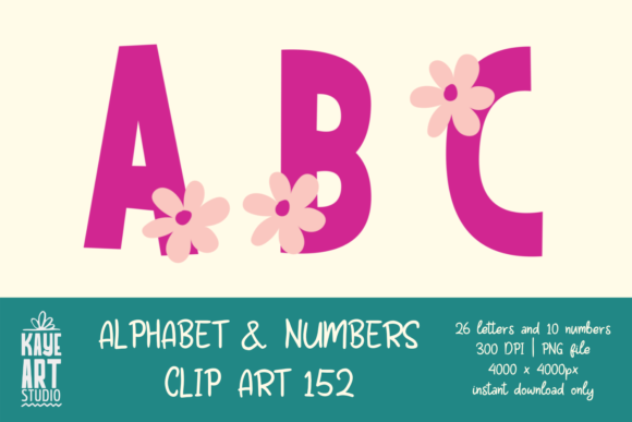 Discover the Versatility of Floral Alphabet Sublimation 152