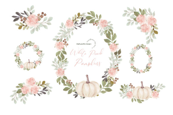 Embracing Creativity with Floral Frame Modern Flowers Pumpkin: A Versatile Design Solution