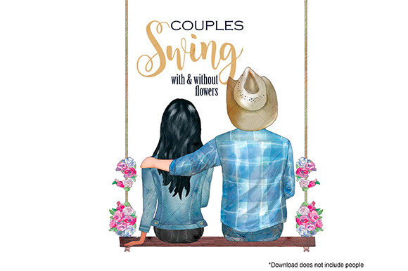 Enhancing Your Creative Projects with Floral Swing Watercolor Clipart PNG