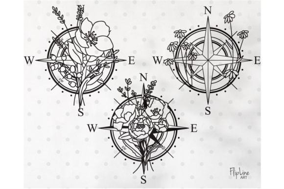 Exploring the Versatility of Floral Compass Clipart for Creative Projects