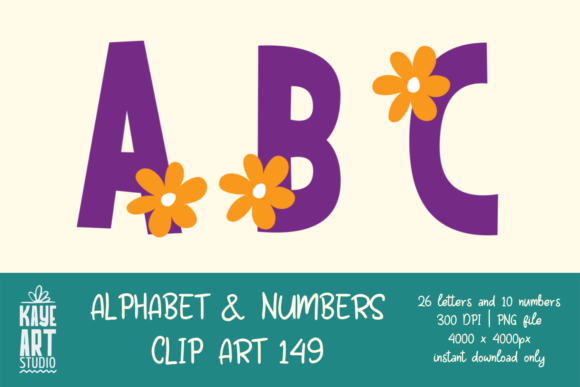 Floral Alphabet Sublimation 149: A Versatile Design Asset