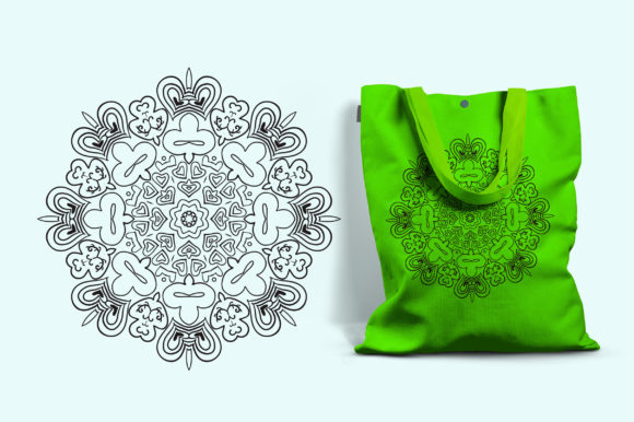 Floral Lace Motifs, Mandala, and Zentangle