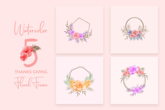 Watercolor Greeting Card Floral Bundle: A Versatile and Elegant Design Solution